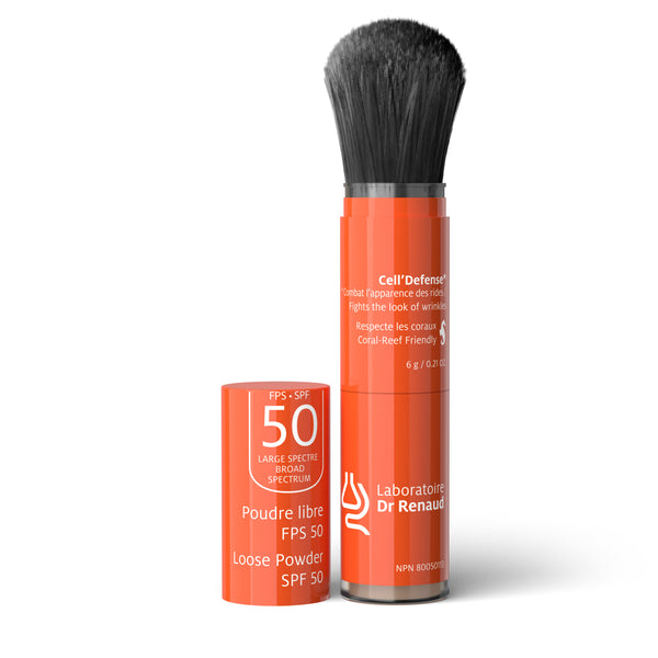 Cell'defense Poudre Minérale à Protection Large Spectre FPS 50 - Foncée