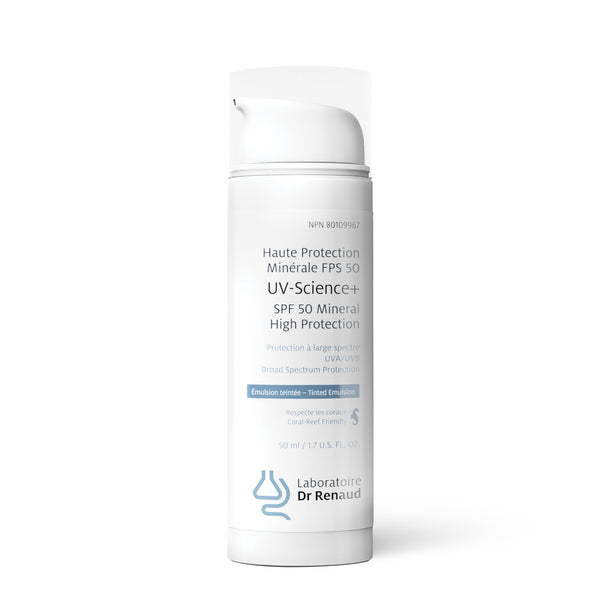 UV-science+ Haute Protection Minérale Visage Teintée à Protection Large Spectre FPS 50